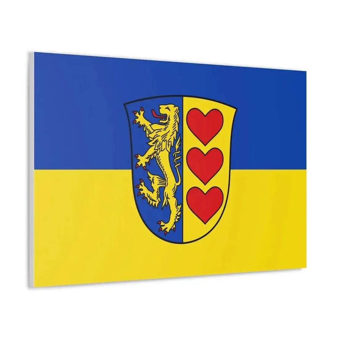 Flag of Lueneburg Germany - Canvas Wall Art - The Sticker Space