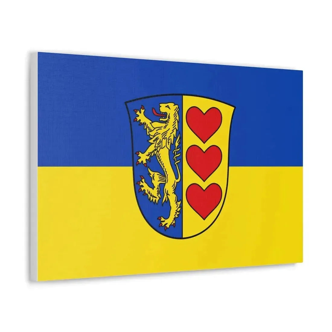 Flag of Lueneburg Germany - Canvas Wall Art - The Sticker Space