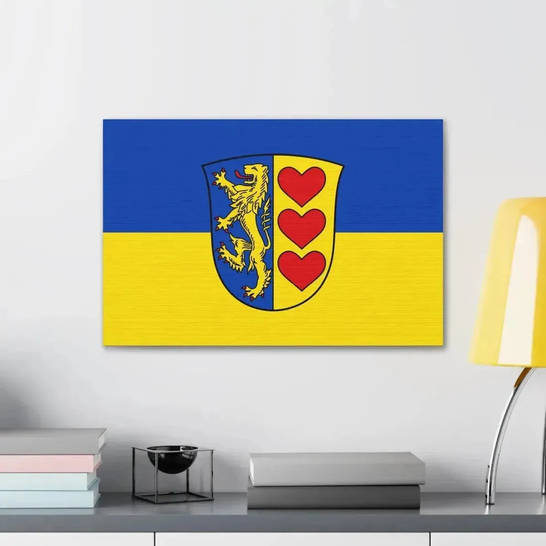 Flag of Lueneburg Germany - Canvas Wall Art - The Sticker Space