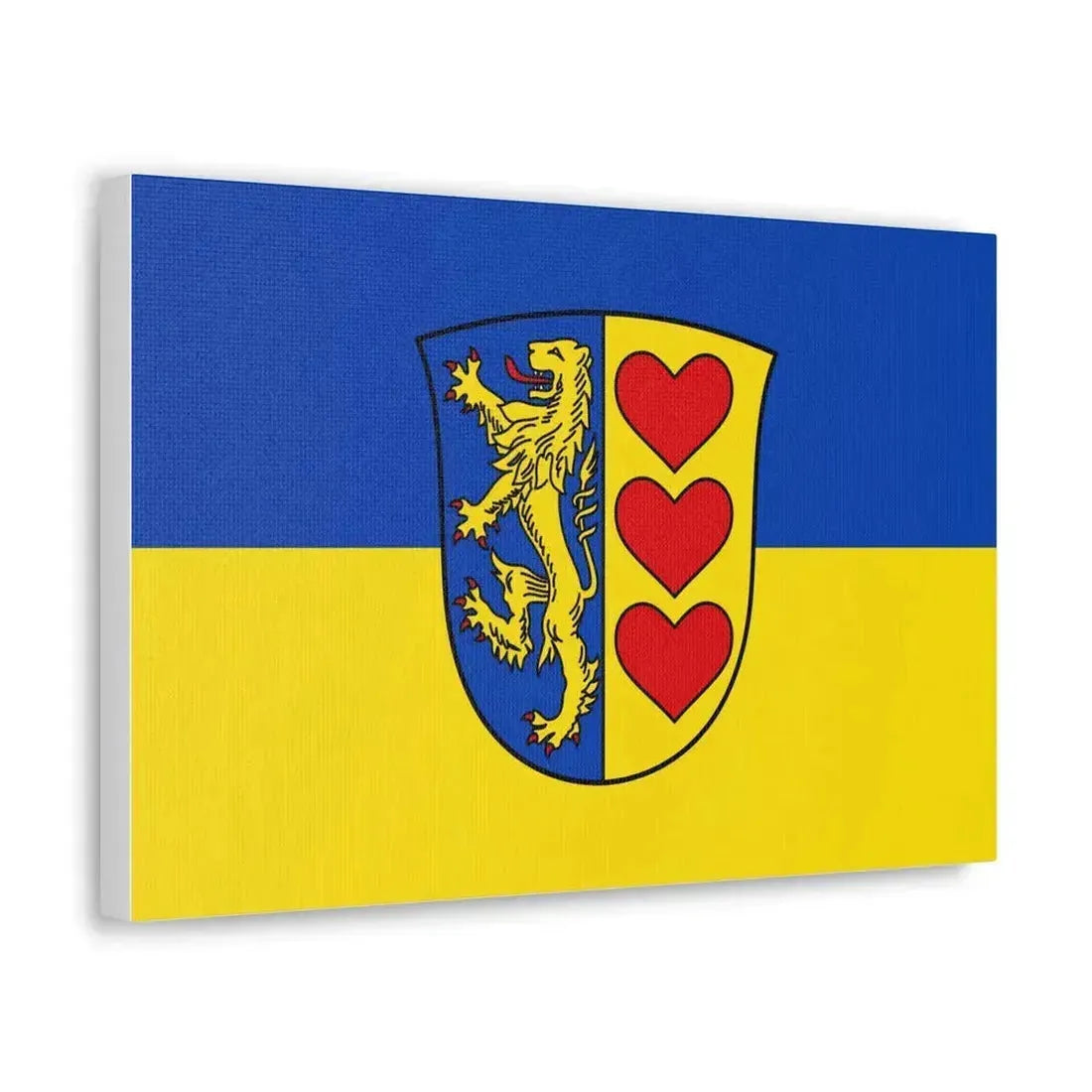 Flag of Lueneburg Germany - Canvas Wall Art - The Sticker Space