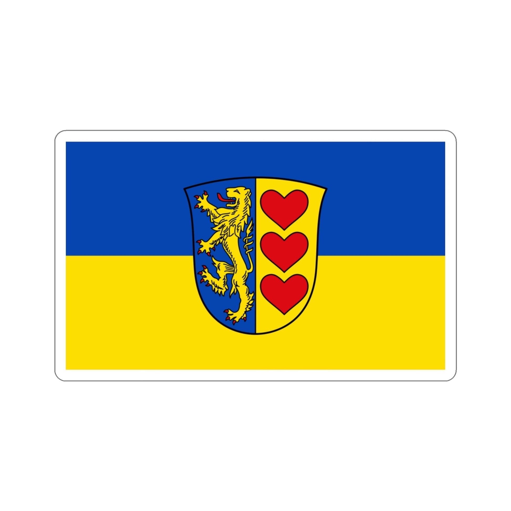 Flag of Lueneburg Germany STICKER Vinyl Die-Cut Decal-3 Inch-The Sticker Space