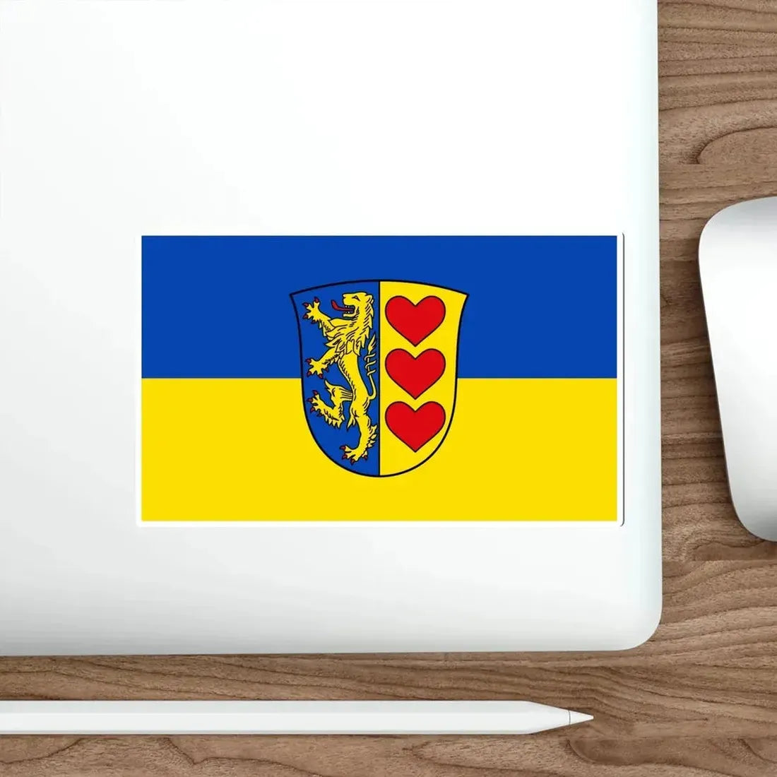 Flag of Lueneburg Germany STICKER Vinyl Die-Cut Decal - The Sticker Space