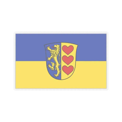 Flag of Lueneburg Germany - STICKER Vinyl Kiss-Cut Decal 2 Inch Transparent - The Sticker Space