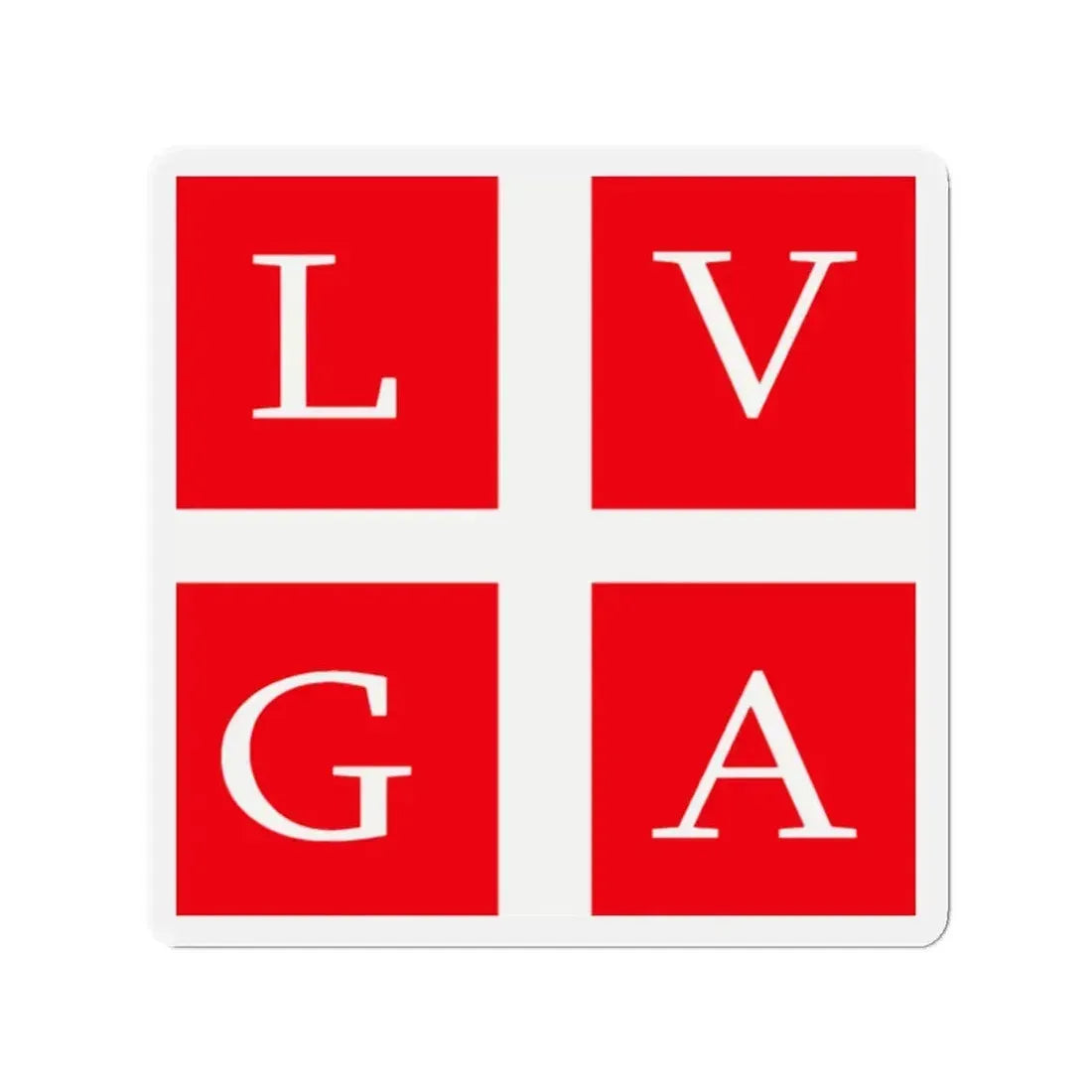 Flag of Lugano Switzerland - Refrigerator Magnet 2 Inch - The Sticker Space