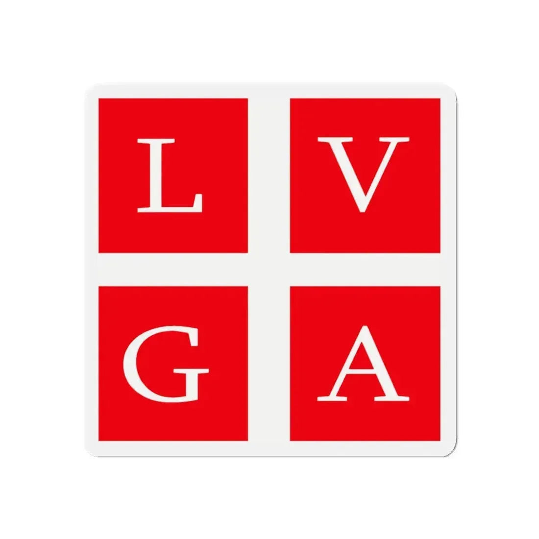 Flag of Lugano Switzerland - Refrigerator Magnet 5 Inch - The Sticker Space