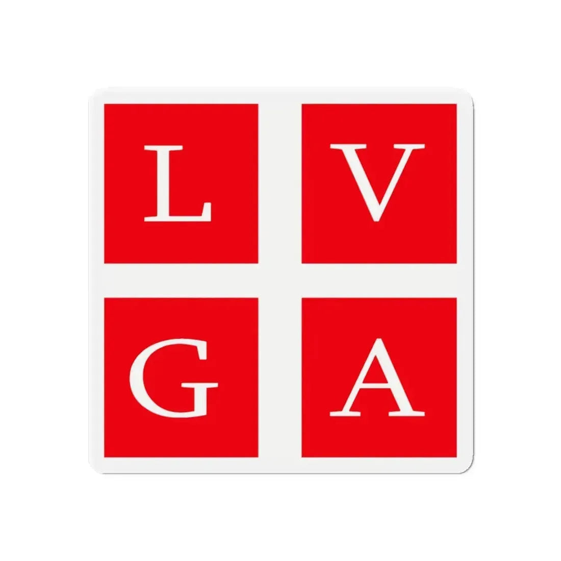 Flag of Lugano Switzerland - Refrigerator Magnet 6 Inch - The Sticker Space