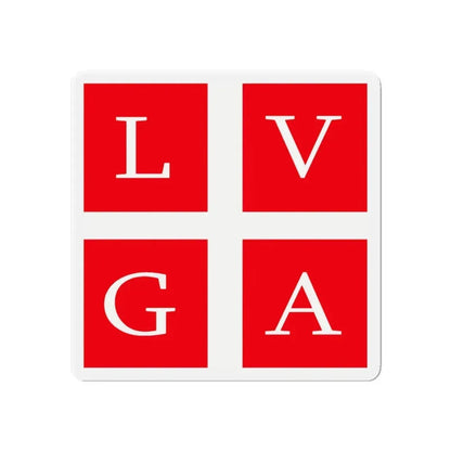 Flag of Lugano Switzerland - Refrigerator Magnet 6 Inch - The Sticker Space