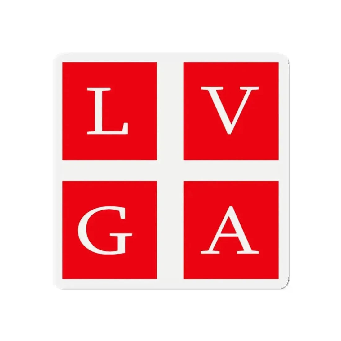 Flag of Lugano Switzerland - Refrigerator Magnet - The Sticker Space