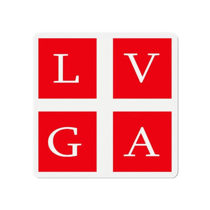 Flag of Lugano Switzerland - Refrigerator Magnet - The Sticker Space