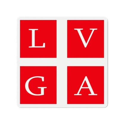 Flag of Lugano Switzerland - Refrigerator Magnet - The Sticker Space