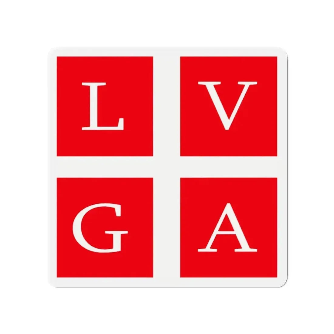 Flag of Lugano Switzerland - Refrigerator Magnet - The Sticker Space