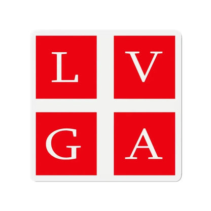 Flag of Lugano Switzerland - Refrigerator Magnet - The Sticker Space