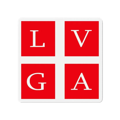 Flag of Lugano Switzerland - Refrigerator Magnet - The Sticker Space