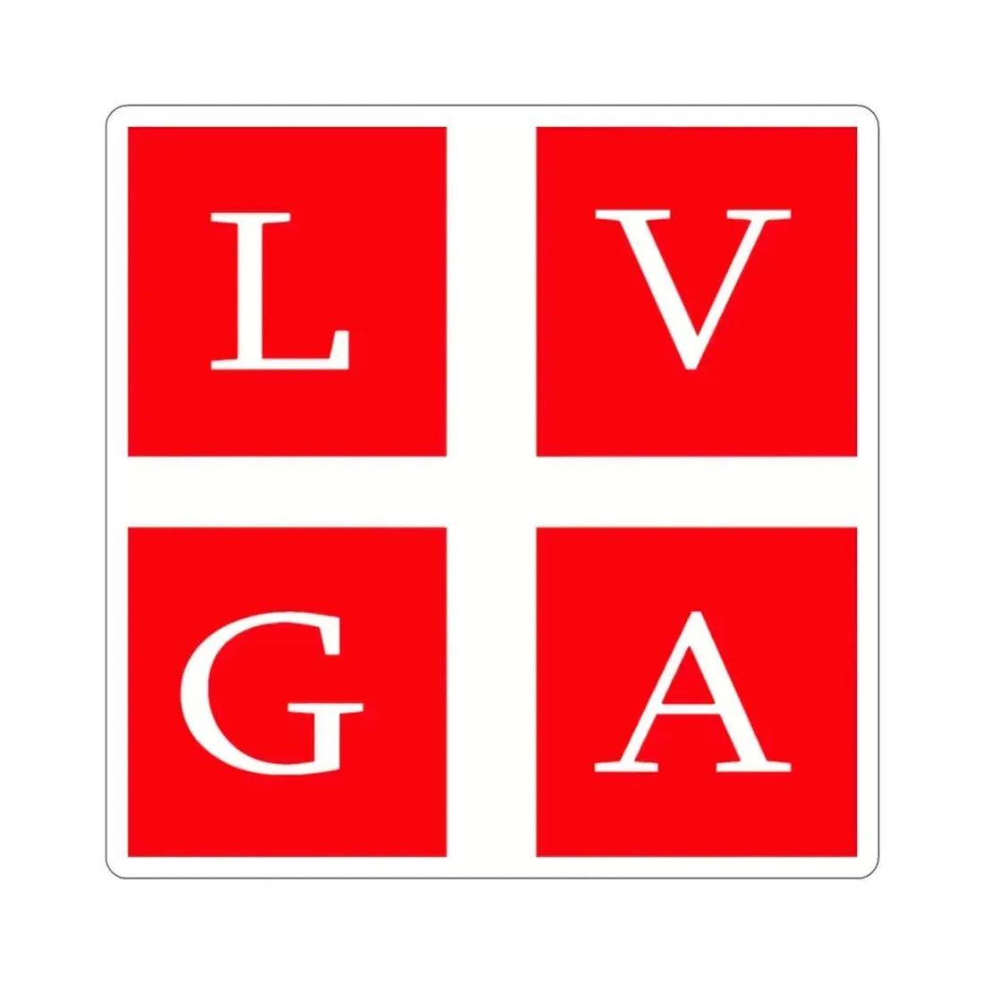 Flag of Lugano Switzerland STICKER Vinyl Die-Cut Decal 2 Inch - The Sticker Space