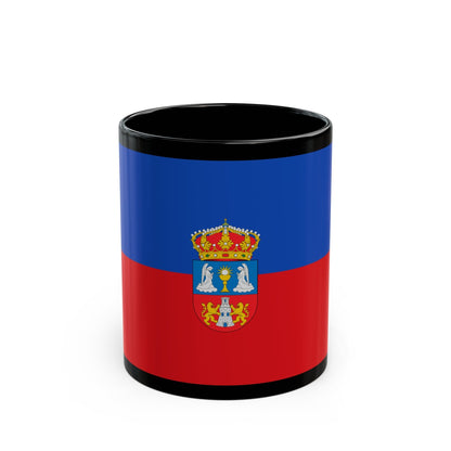 Flag of Lugo Spain - Black Coffee Mug-11oz-The Sticker Space