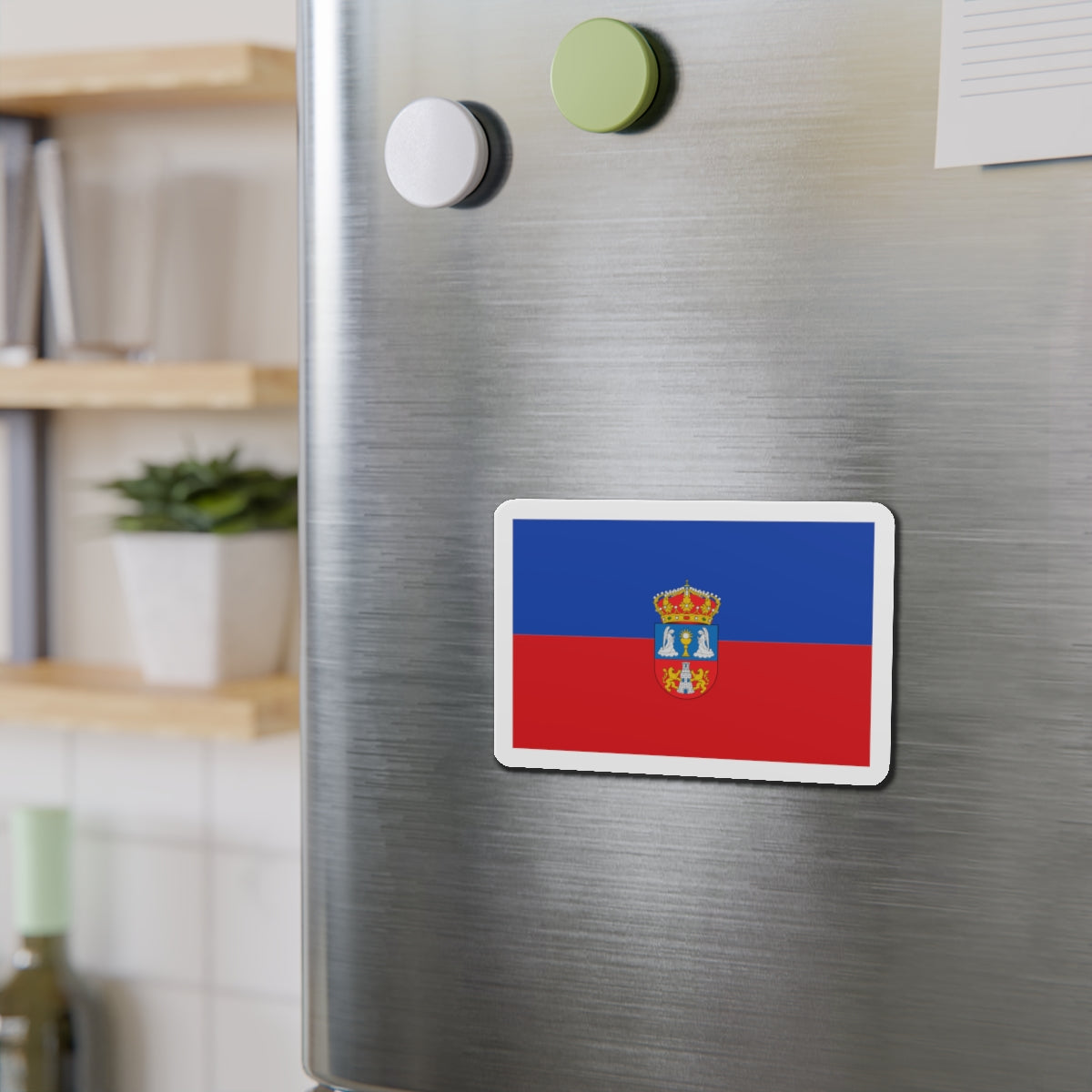 Flag of Lugo Spain - Die-Cut Magnet-The Sticker Space