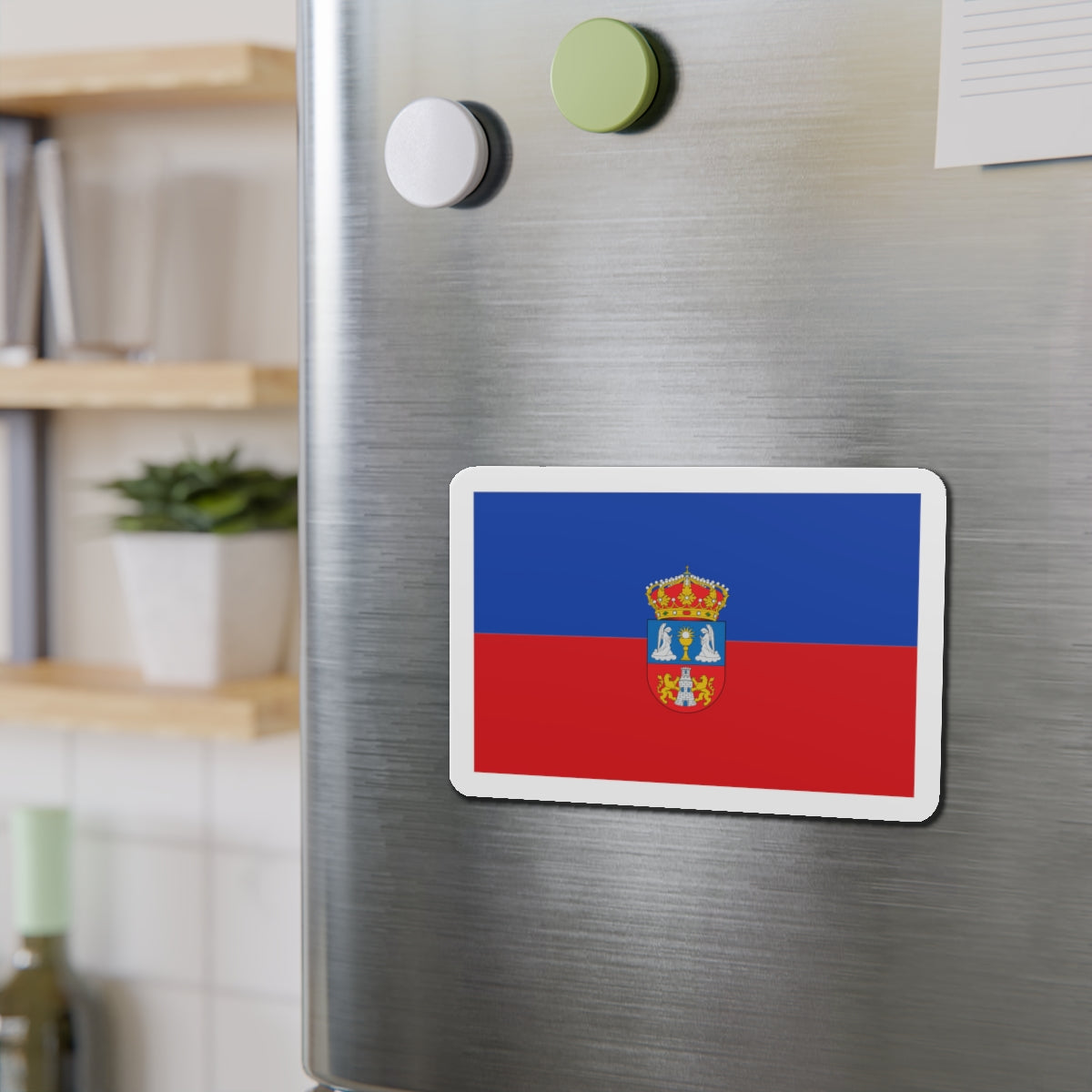 Flag of Lugo Spain - Die-Cut Magnet-The Sticker Space