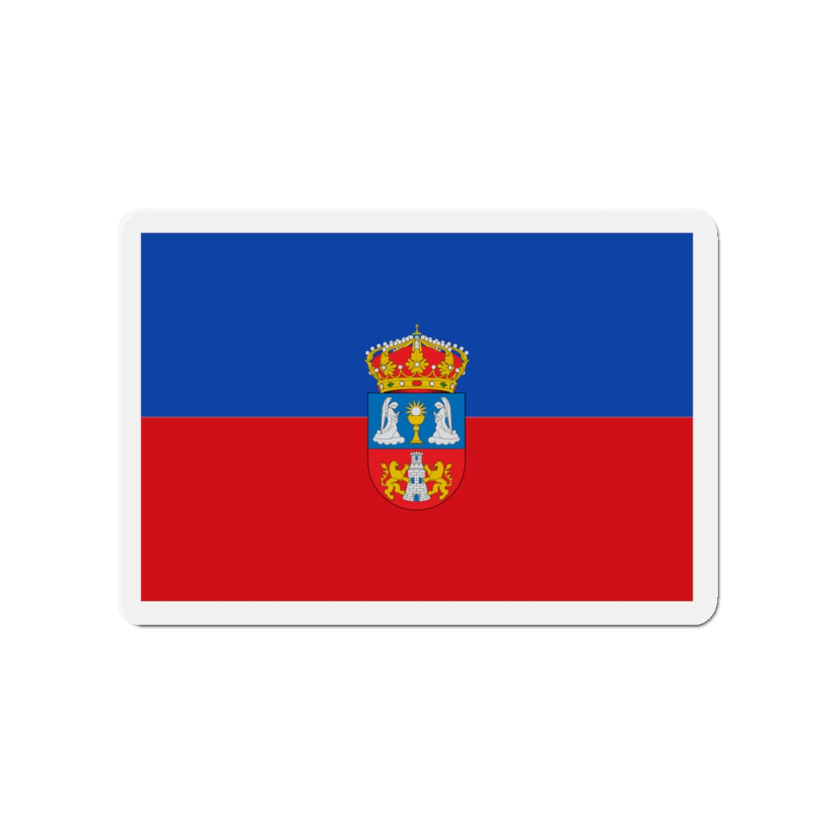 Flag of Lugo Spain - Die-Cut Magnet-3" x 3"-The Sticker Space