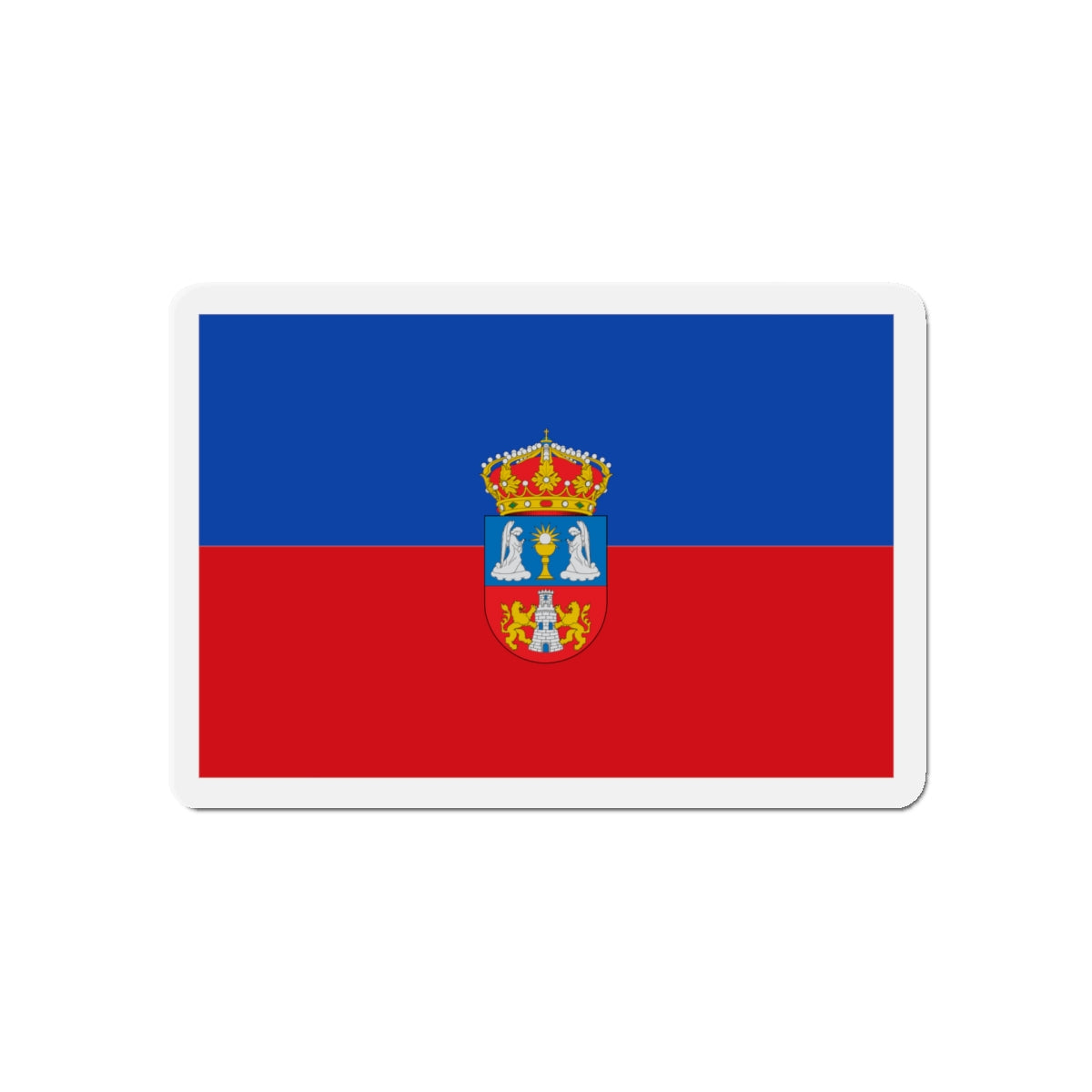 Flag of Lugo Spain - Die-Cut Magnet-5" x 5"-The Sticker Space