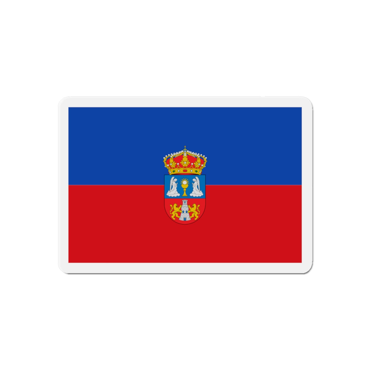 Flag of Lugo Spain - Die-Cut Magnet-6 × 6"-The Sticker Space