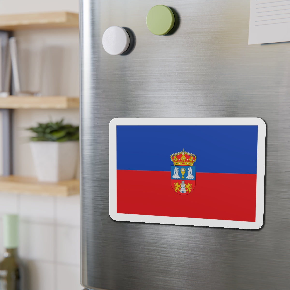 Flag of Lugo Spain - Die-Cut Magnet-The Sticker Space