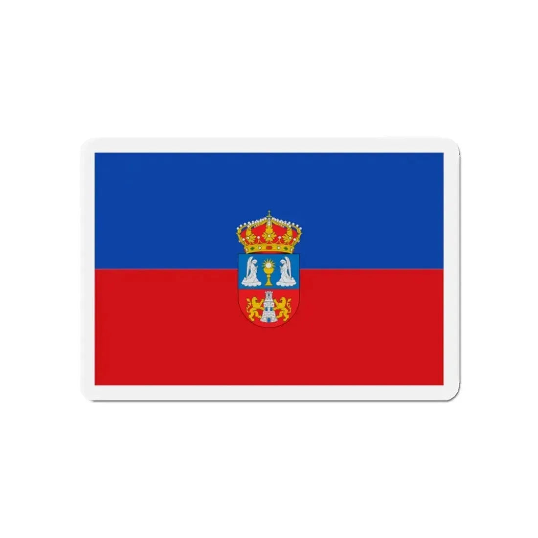 Flag of Lugo Spain - Refrigerator Magnet 4 Inch - The Sticker Space
