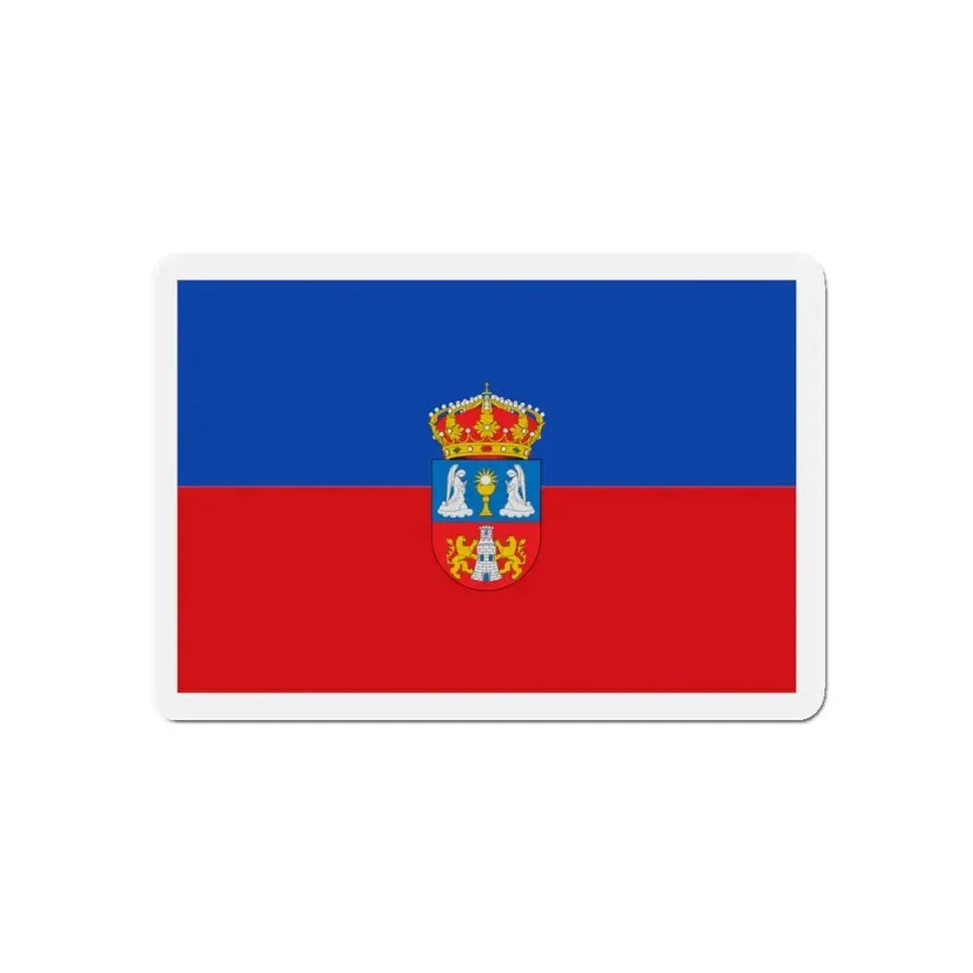 Flag of Lugo Spain - Refrigerator Magnet 5 Inch - The Sticker Space