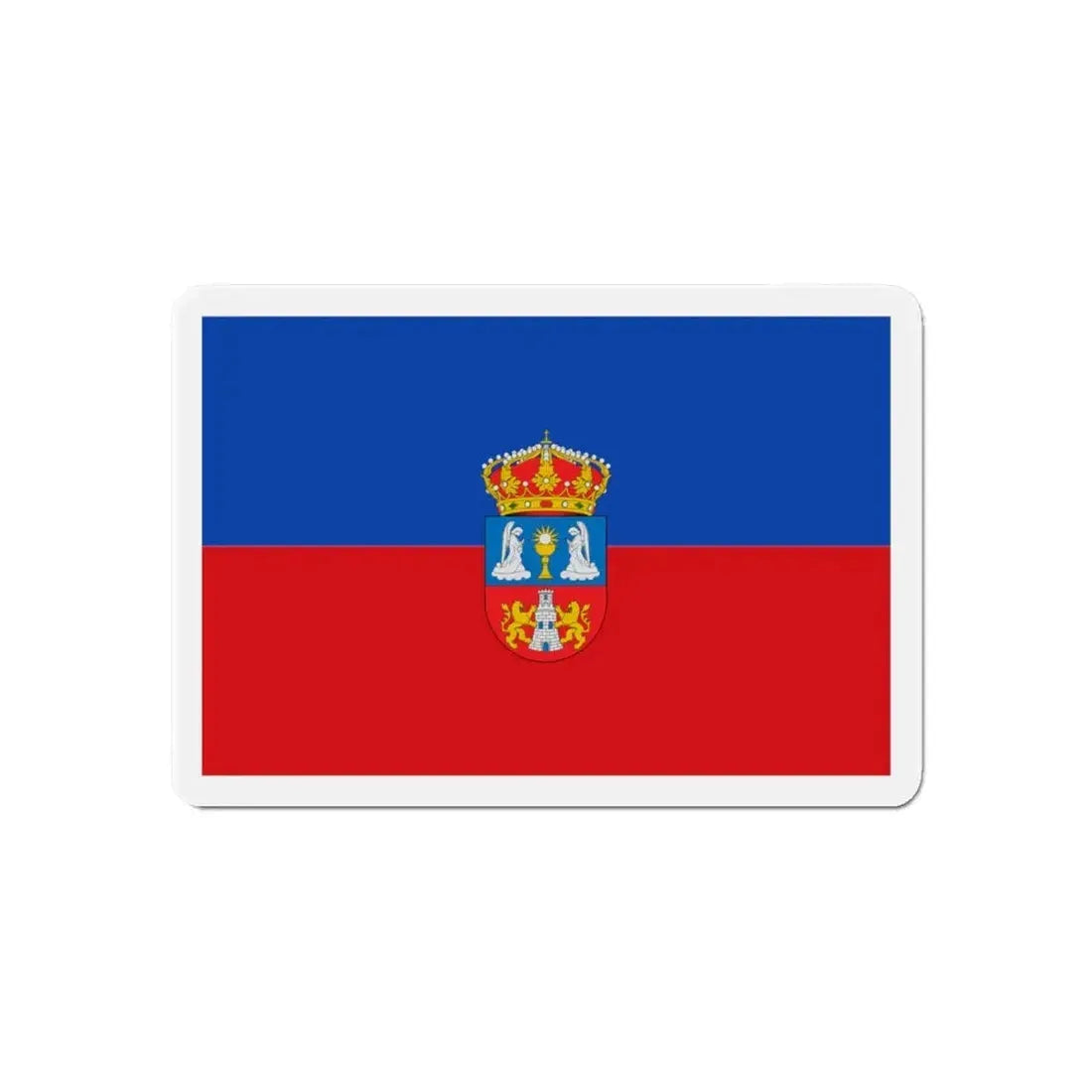 Flag of Lugo Spain - Refrigerator Magnet 6 Inch - The Sticker Space