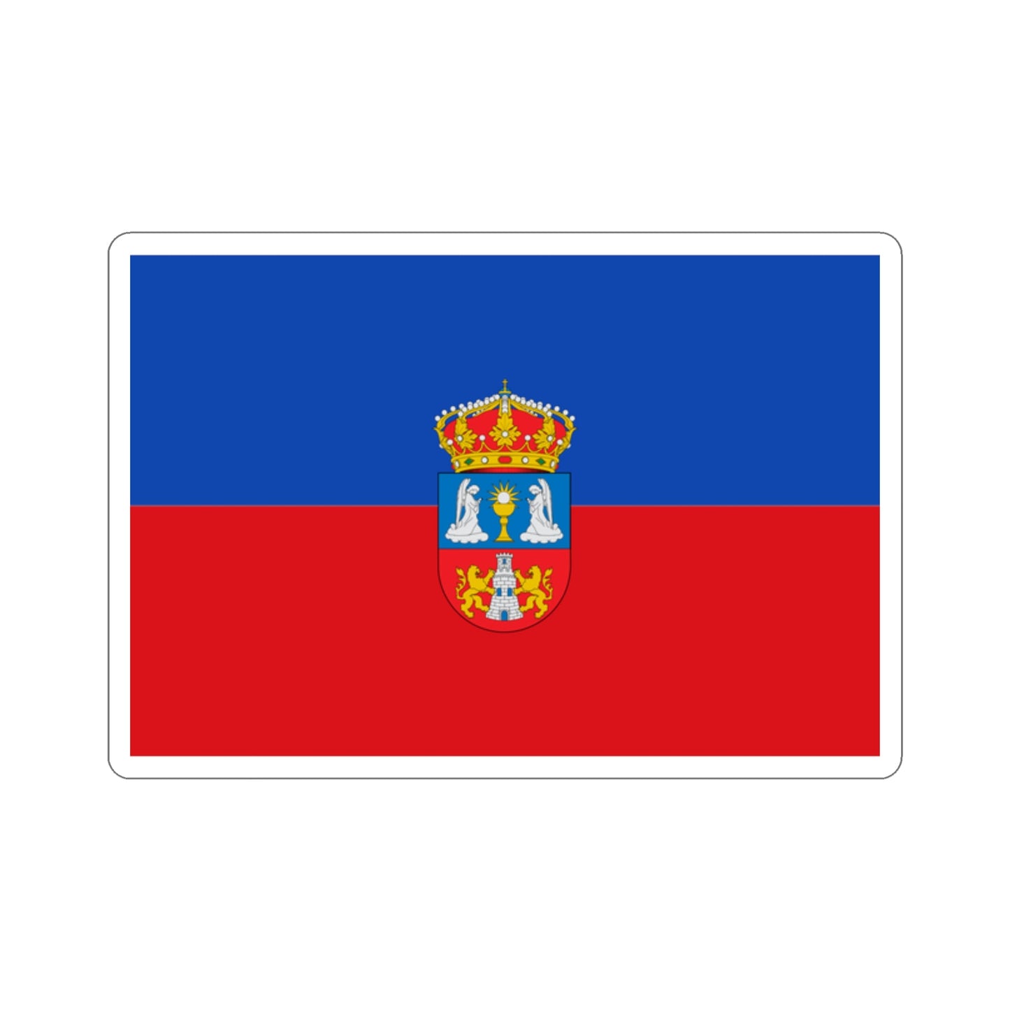 Flag of Lugo Spain STICKER Vinyl Die-Cut Decal-2 Inch-The Sticker Space