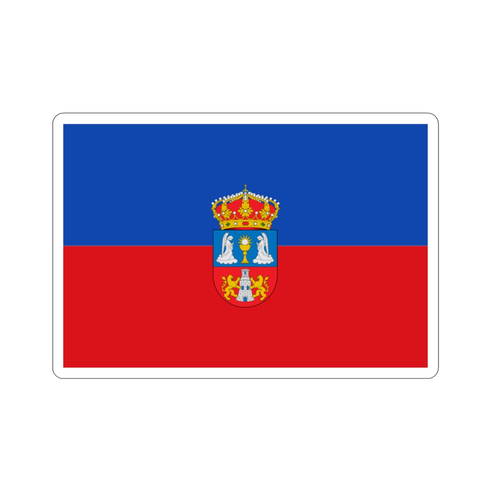 Flag of Lugo Spain STICKER Vinyl Die-Cut Decal-2 Inch-The Sticker Space