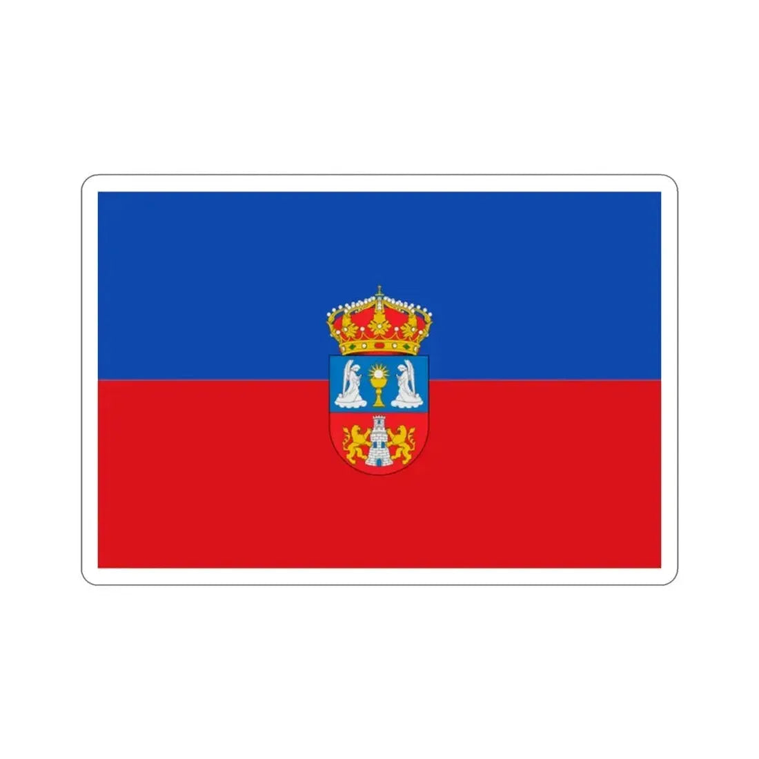 Flag of Lugo Spain STICKER Vinyl Die-Cut Decal 2 Inch - The Sticker Space