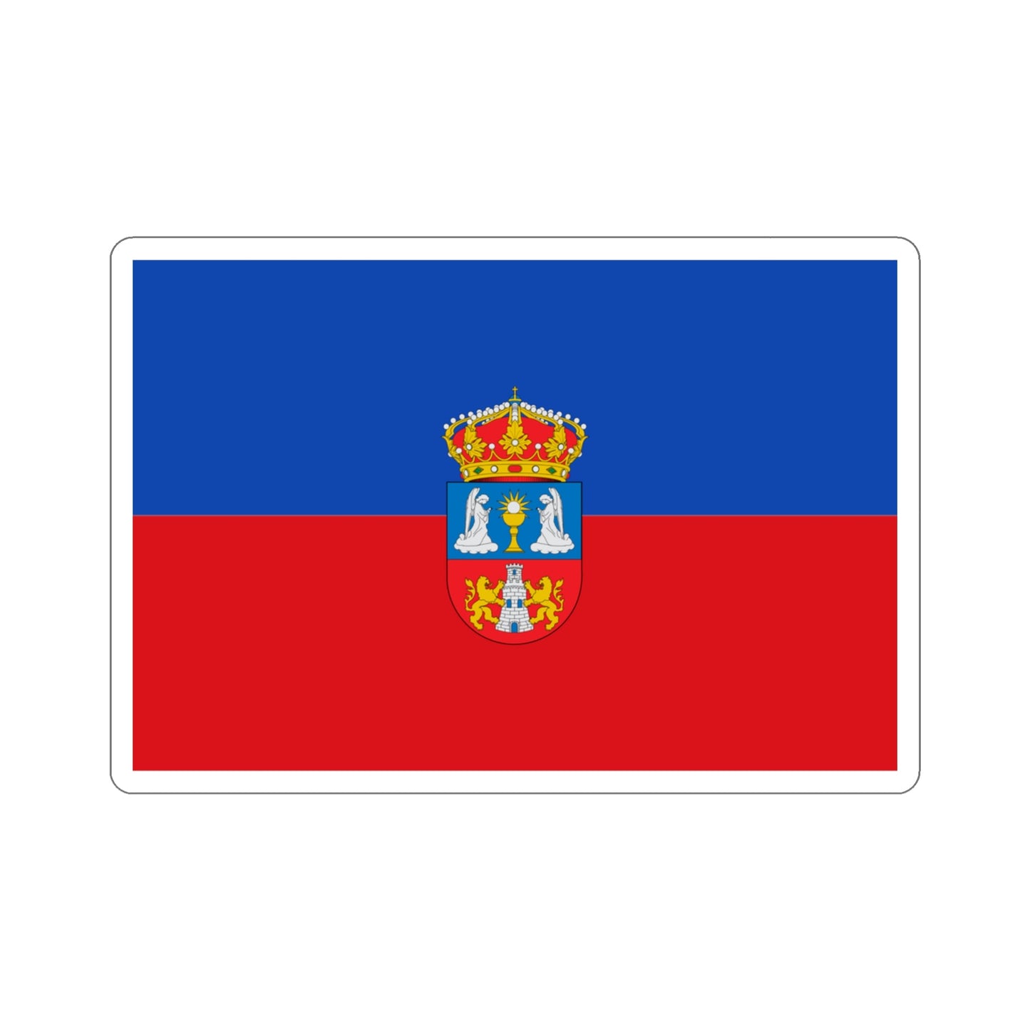 Flag of Lugo Spain STICKER Vinyl Die-Cut Decal-3 Inch-The Sticker Space