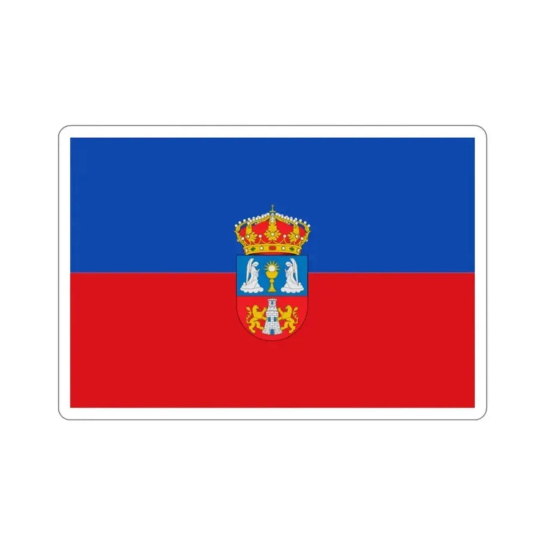 Flag of Lugo Spain STICKER Vinyl Die-Cut Decal 3 Inch - The Sticker Space