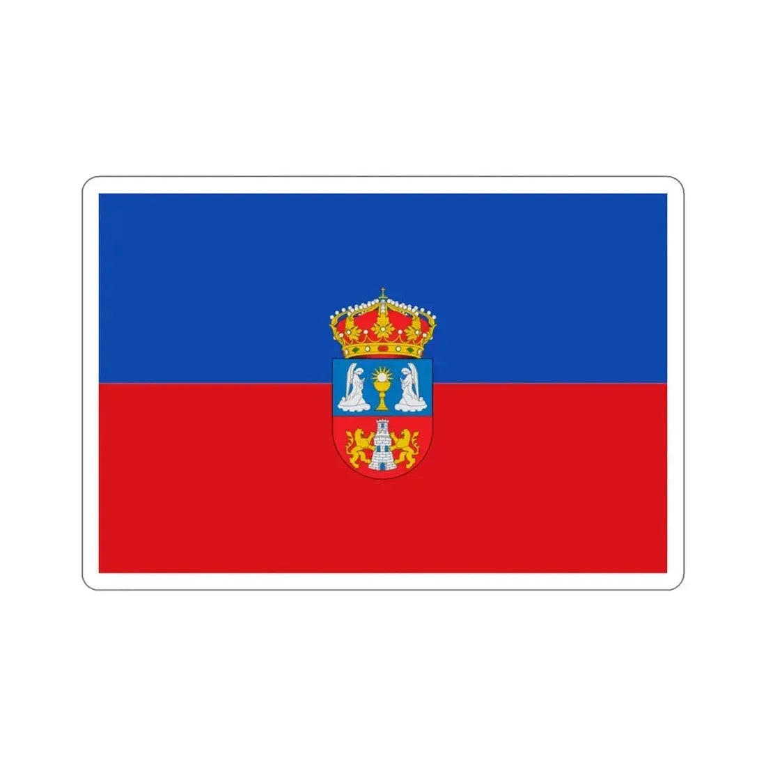 Flag of Lugo Spain STICKER Vinyl Die-Cut Decal 3 Inch - The Sticker Space