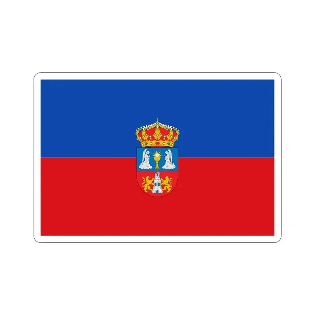 Flag of Lugo Spain STICKER Vinyl Die-Cut Decal 5 Inch - The Sticker Space