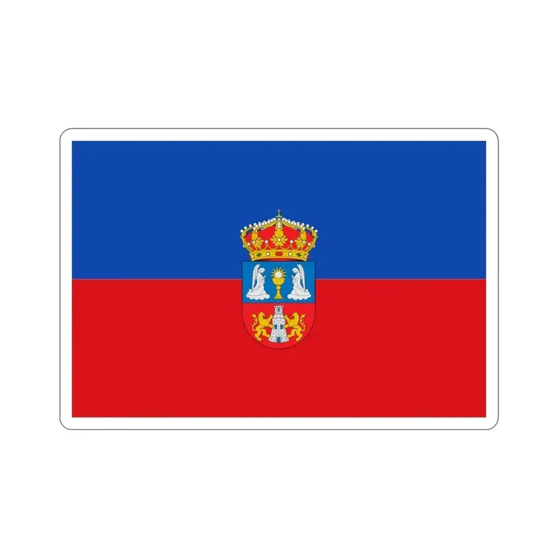 Flag of Lugo Spain STICKER Vinyl Die-Cut Decal 5 Inch - The Sticker Space