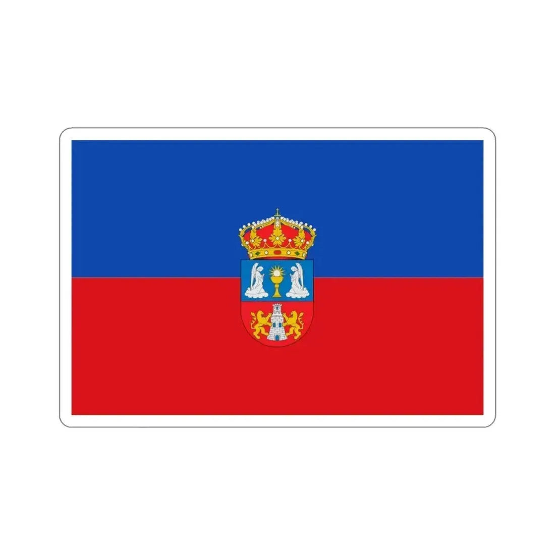 Flag of Lugo Spain STICKER Vinyl Die-Cut Decal 6 Inch - The Sticker Space
