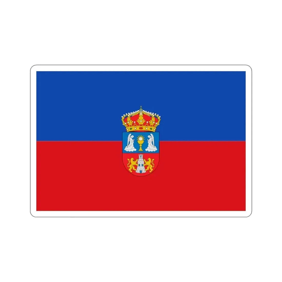 Flag of Lugo Spain STICKER Vinyl Die-Cut Decal 6 Inch - The Sticker Space
