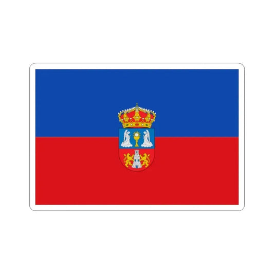 Flag of Lugo Spain - STICKER Vinyl Kiss-Cut Decal 2 Inch White - The Sticker Space
