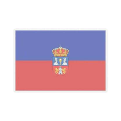 Flag of Lugo Spain - STICKER Vinyl Kiss-Cut Decal 3 Inch Transparent - The Sticker Space