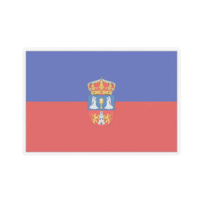 Flag of Lugo Spain - STICKER Vinyl Kiss-Cut Decal 4 Inch Transparent - The Sticker Space