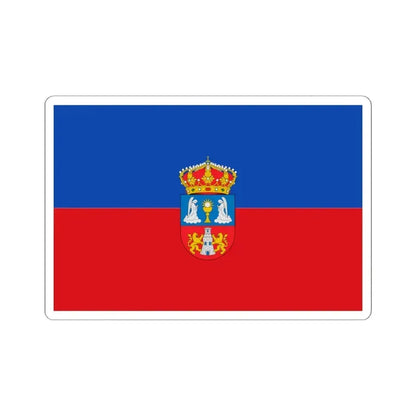 Flag of Lugo Spain - STICKER Vinyl Kiss-Cut Decal 6 Inch White - The Sticker Space