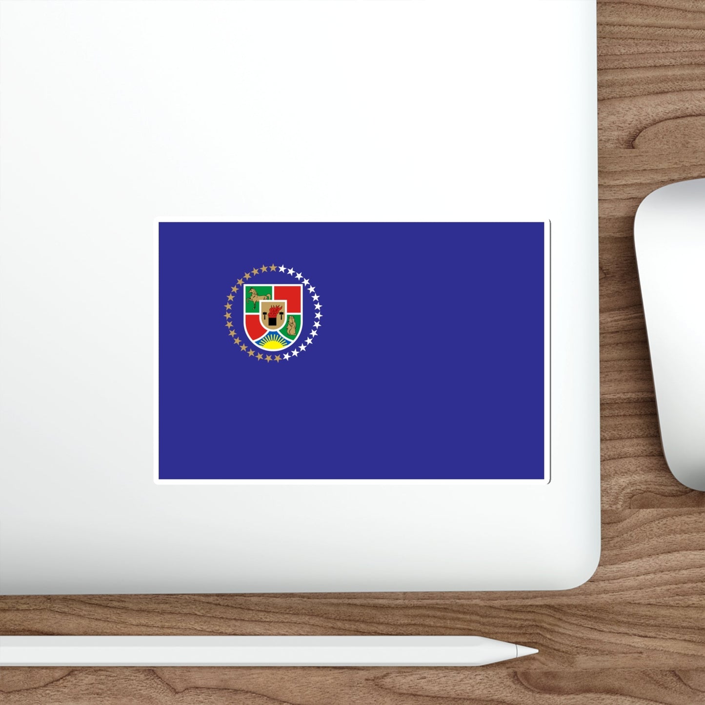 Flag of Luhansk Oblast Ukraine STICKER Vinyl Die-Cut Decal-The Sticker Space