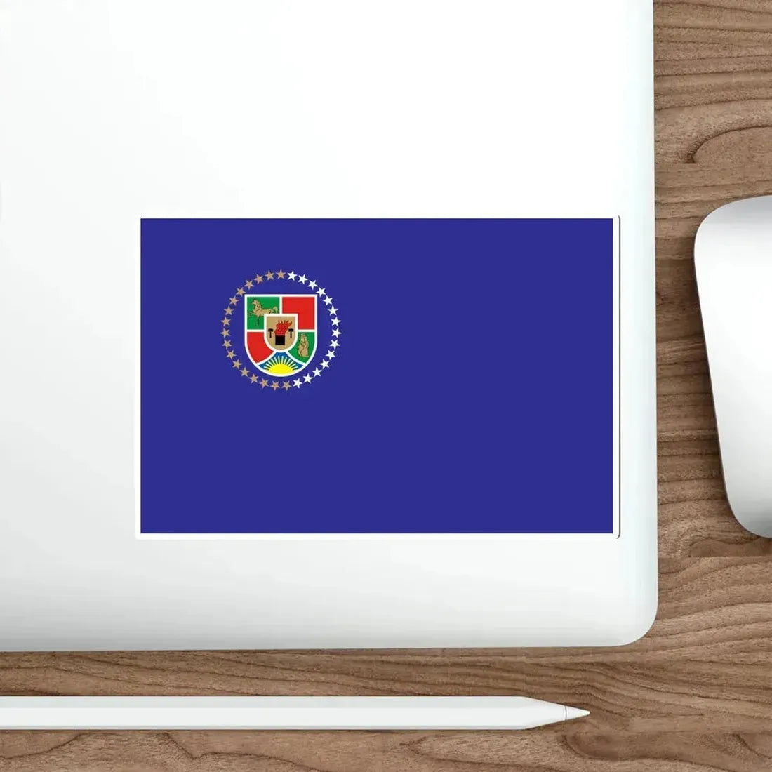 Flag of Luhansk Oblast Ukraine STICKER Vinyl Die-Cut Decal - The Sticker Space