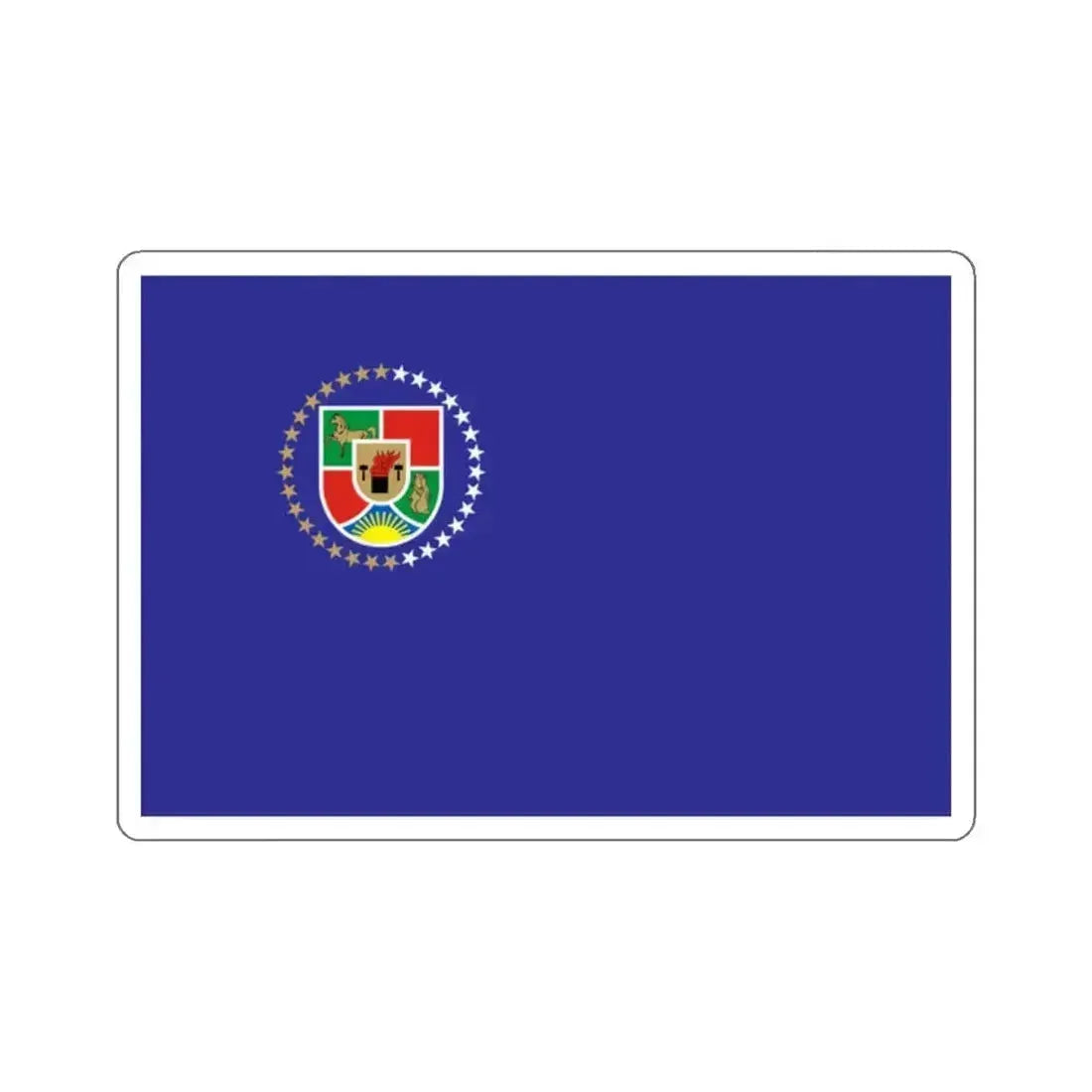 Flag of Luhansk Oblast Ukraine - STICKER Vinyl Kiss-Cut Decal 2 Inch White - The Sticker Space