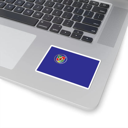 Flag of Luhansk Oblast (Ukraine) STICKER Vinyl Kiss-Cut Decal - The Sticker Space