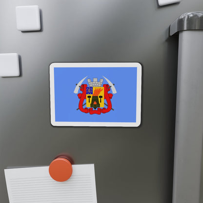 Flag of Luhansk Ukraine - Die-Cut Magnet-The Sticker Space