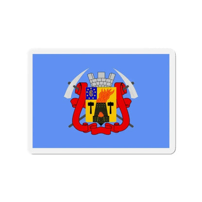 Flag of Luhansk Ukraine - Refrigerator Magnet 2 Inch - The Sticker Space
