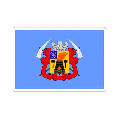 Flag of Luhansk Ukraine - STICKER Vinyl Kiss-Cut Decal 2 Inch White - The Sticker Space