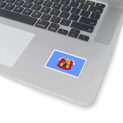 Flag of Luhansk Ukraine - STICKER Vinyl Kiss-Cut Decal - The Sticker Space
